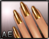 [AE] Rich Gold Nails