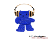 blue dancing gummy bear