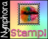 {N} Rainbow Lips 2 Stamp