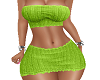 Green Knitwear Dress