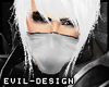 #Evil White Ninja Mask