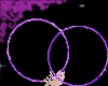 Rave hoops: purple m/f