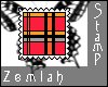 ~Z~ Checkered Red stamp