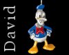 M Donald Duck Pendant