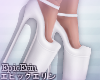 [E]*XV White Heels*