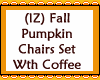 Fall Pumpkin Chairs Set