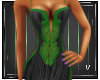Calma Green Long Gown