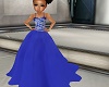 kids blue formal dress