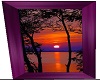 Purple Framed Sunset