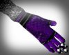 Purple armor gloves