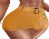 Mustard Zipper Skirt
