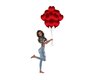 Valentine Balloon  Pose