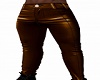 Leather Pants-Brown