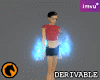 Rotating Fireball Blue