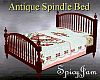Antq Spindle Bed Pnk/Wht