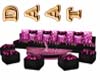 Pink and Black Lounge 