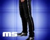 MS Glitter Pants Black