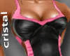pink leather PF