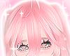 pink anime hair♥