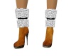 Leather Jeweled Boots