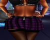 [KR] Purple Plaid Skirt