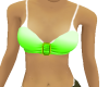 green buckled tube top