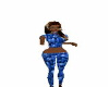 Fierce Blue bodysuit XXL