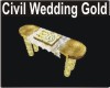 Civil Wedding Gold