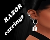 ZE-Razor Earrings(jilet)
