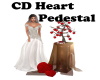 CD Heart Pedestal