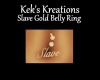 Slave Gold Belly Ring