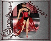 BURLESQUE corset red
