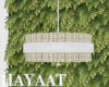 Caned Hanging Light