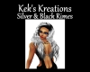 Silver & Black Rimes