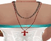 Cross Necklace Back