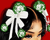 Mrs.Grinch Puff Bow