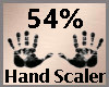 Hand Scale 54% F