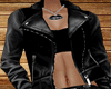 Sexy Black  Leather Coat