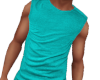 Aqua Sleeveless T-Shirt