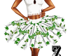 leaf square dance skirt