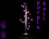 purple n black ball lamp
