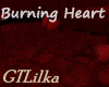 Burning Heart  Rug