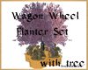 wagonwheel planterset