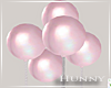 H. Pink Floating Balloon
