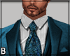 Teal Suit Tie