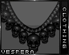 -V- Skull Necklace