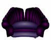 Morfae Purple Deco Chair