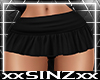 X Meg Black Short Skirt