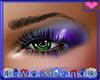 Purple eye shadow makeup