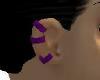 earcuffs Purple/Black